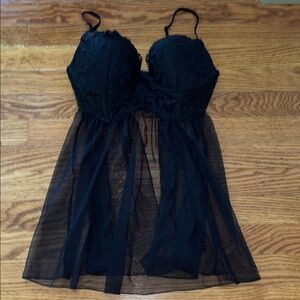 Victoria's Secret Black Lace Lingerie